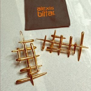Genuine vintage Alexis Bittar chandelier earrings.
